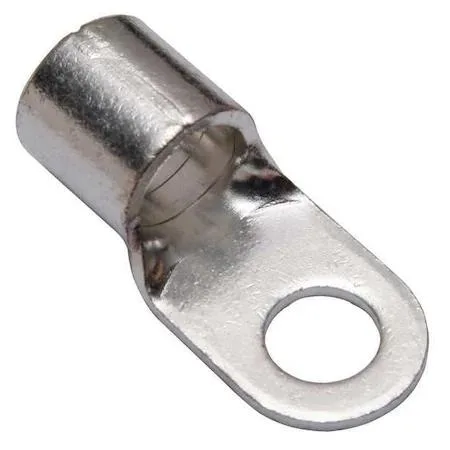 Copper compression lug with long barrel and half-inch stud hole