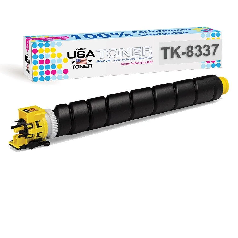 MADE IN USA TONER MADE IN USA TONER TK-8337Y Yellow Toner Cartridge — product photo