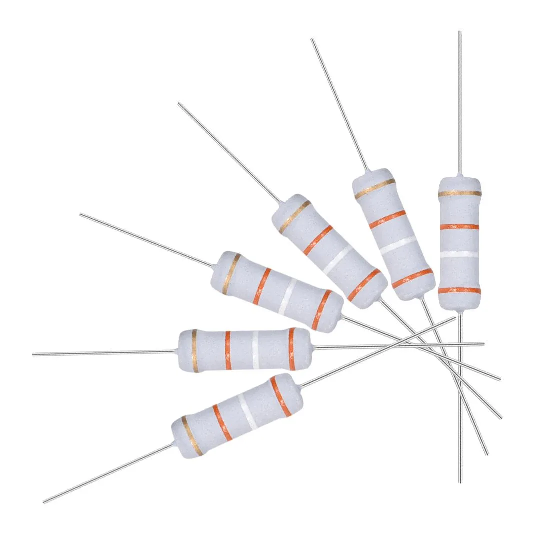 Unique-Bargains Unique-Bargains Metal Oxide Film Resistor 39K Ohm 2W 5% 30 Pcs Axial — product photo