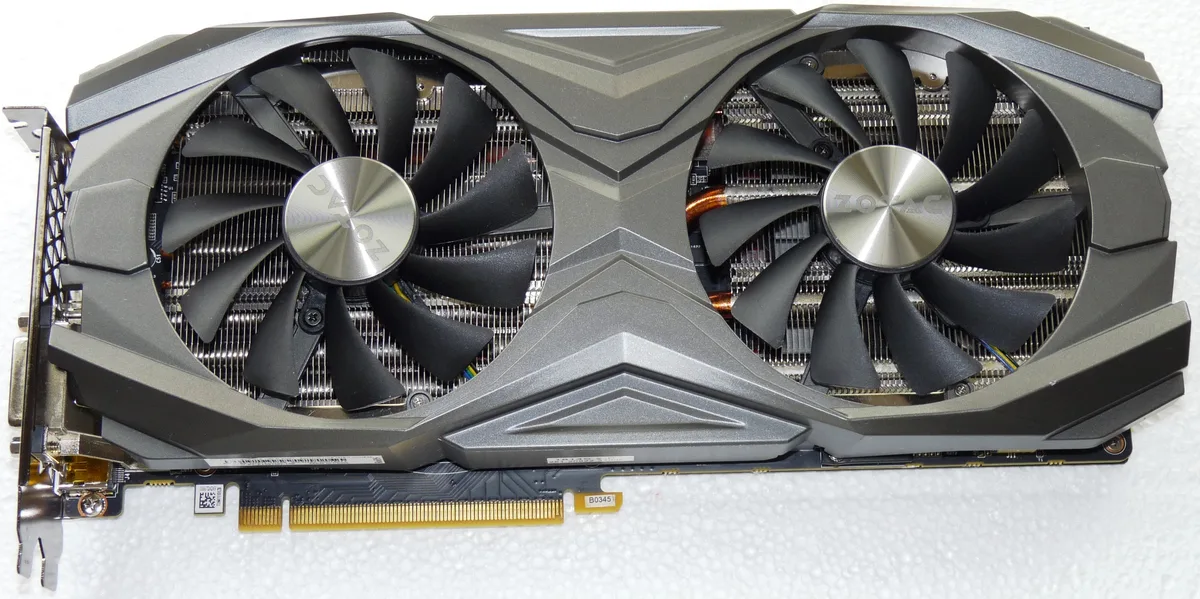ZOTAC ZOTAC GeForce GTX 1080 Ti AMP Edition 11GB GDDR5X graphics card — product photo