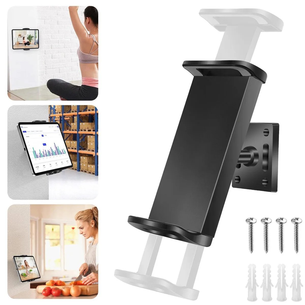RAYBESTOS UNBRANDED RAYBESTOS UNBRANDED Universal Tablet Phone Wall Mount 360° Rotation 4.7-13 — product photo