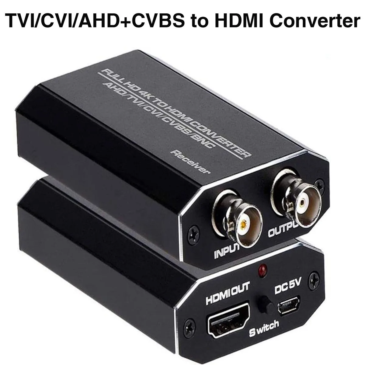 ESTONE ESTONE TVI/CVI/AHD to HDMI Converter BNC Loop Output — product photo