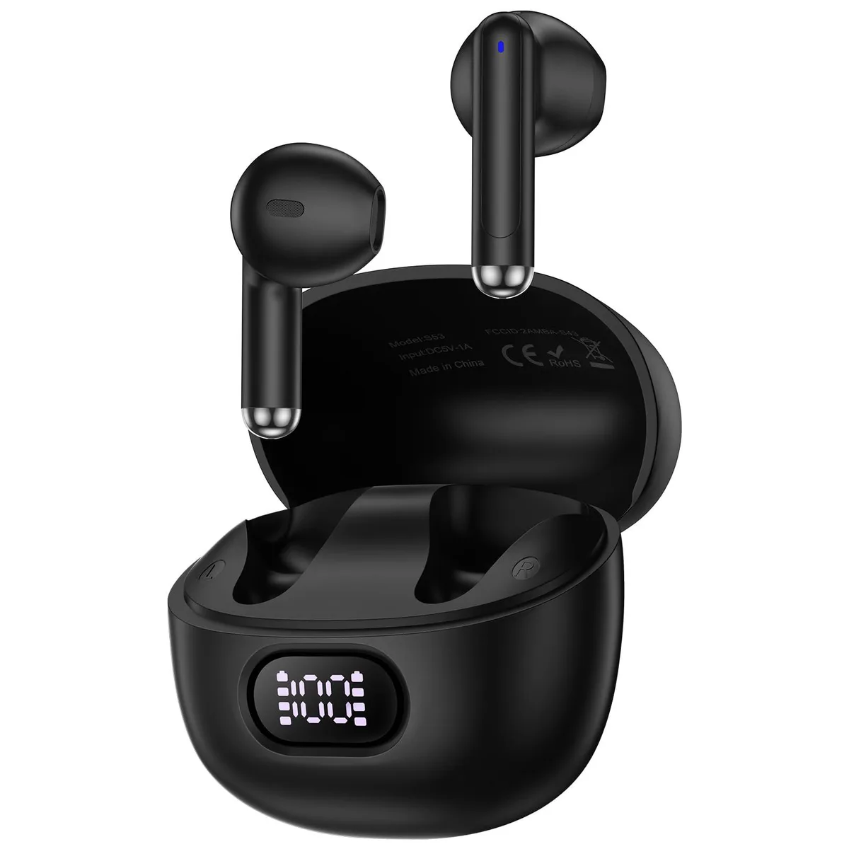 No Sew No Sew S53 bluetooth headset black Bluetooth 5.3 13mm 48h — product photo