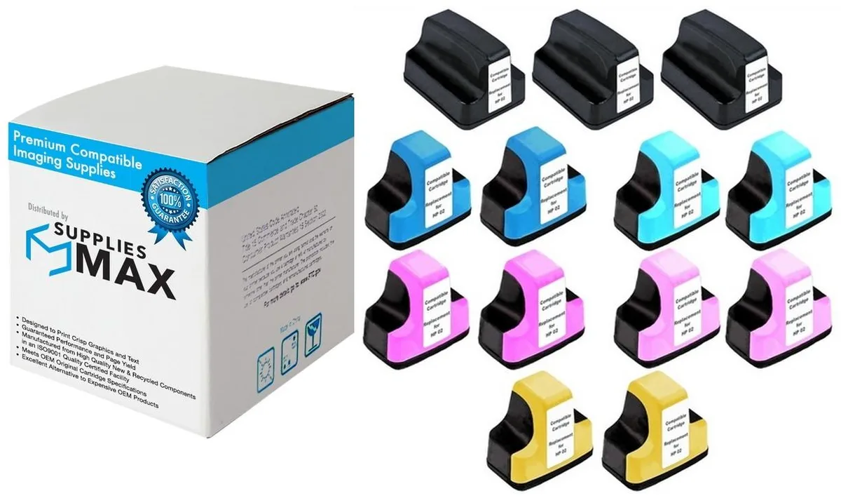 SuppliesMax SuppliesMax HP 8721/604FN Inkjet Combo Pack (3BK/2C/M/Y/LC/LM) — product photo