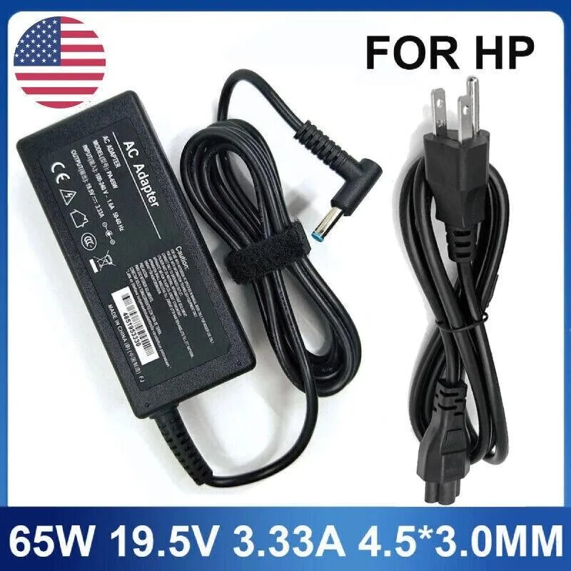 RAYBESTOS UNBRANDED RAYBESTOS UNBRANDED 65W 19.5V 3.33A AC adapter 3.0/4.5mm tip for HP EliteBook ProBook — product photo