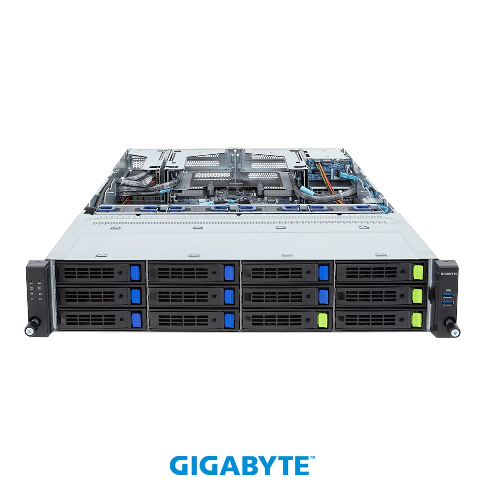 GIGABYTE GIGABYTE R283-S91-AAE1 barebone server 2U 12+2 bay — product photo