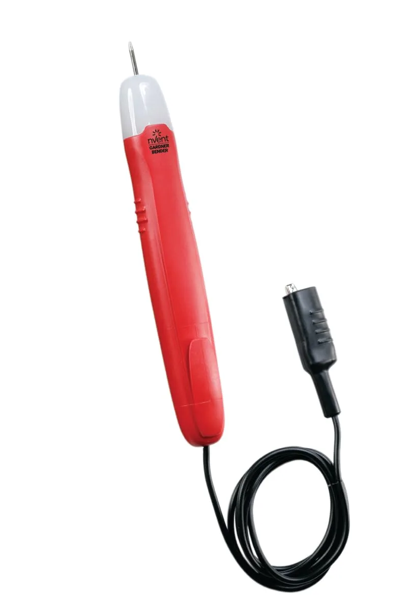 Compact yellow continuity tester with 36 in test lead and alligator clip