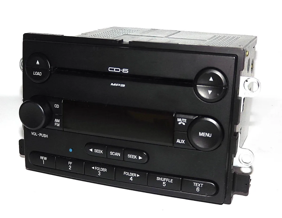 1 Factory Radio 1 Factory Radio 5G1T-18C815-EB receiver 2005 Ford Five Hundred AM FM 6 Disc mp3 CD Bluetooth — product photo