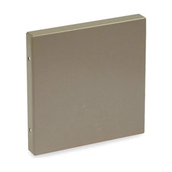 Wiegmann Wiegmann E0606 Wireway End Cap 6x6 in Steel ANSI 61 Gray — product photo