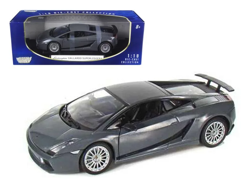 MOTORMAX MOTORMAX Lamborghini Gallardo Superleggera Grey 1/18 Diecast Vehicle — product photo