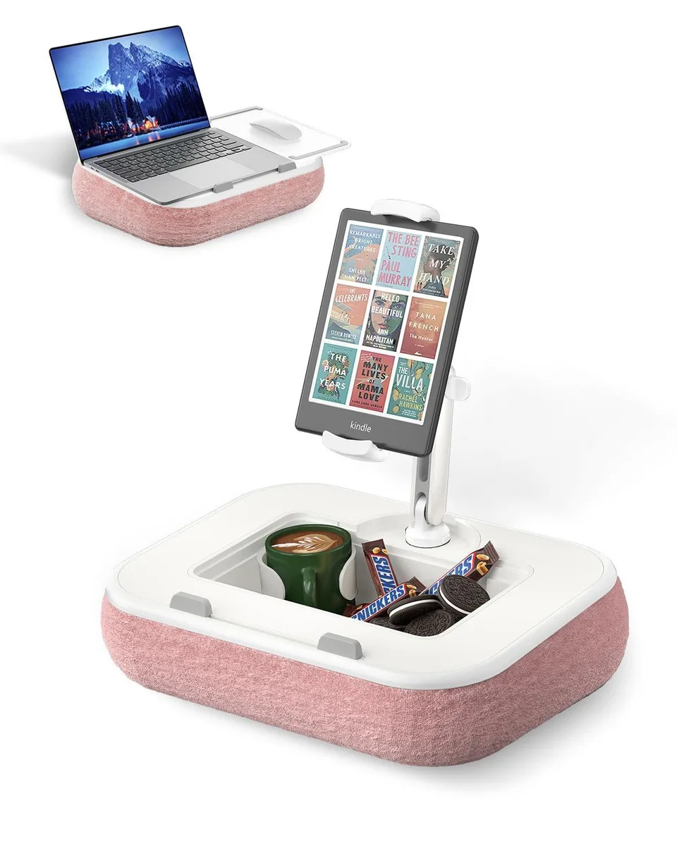 DNBeffulgent DNBeffulgent Multifunctional Pillow Stand Pink 4.7-13" 15" 360° — product photo