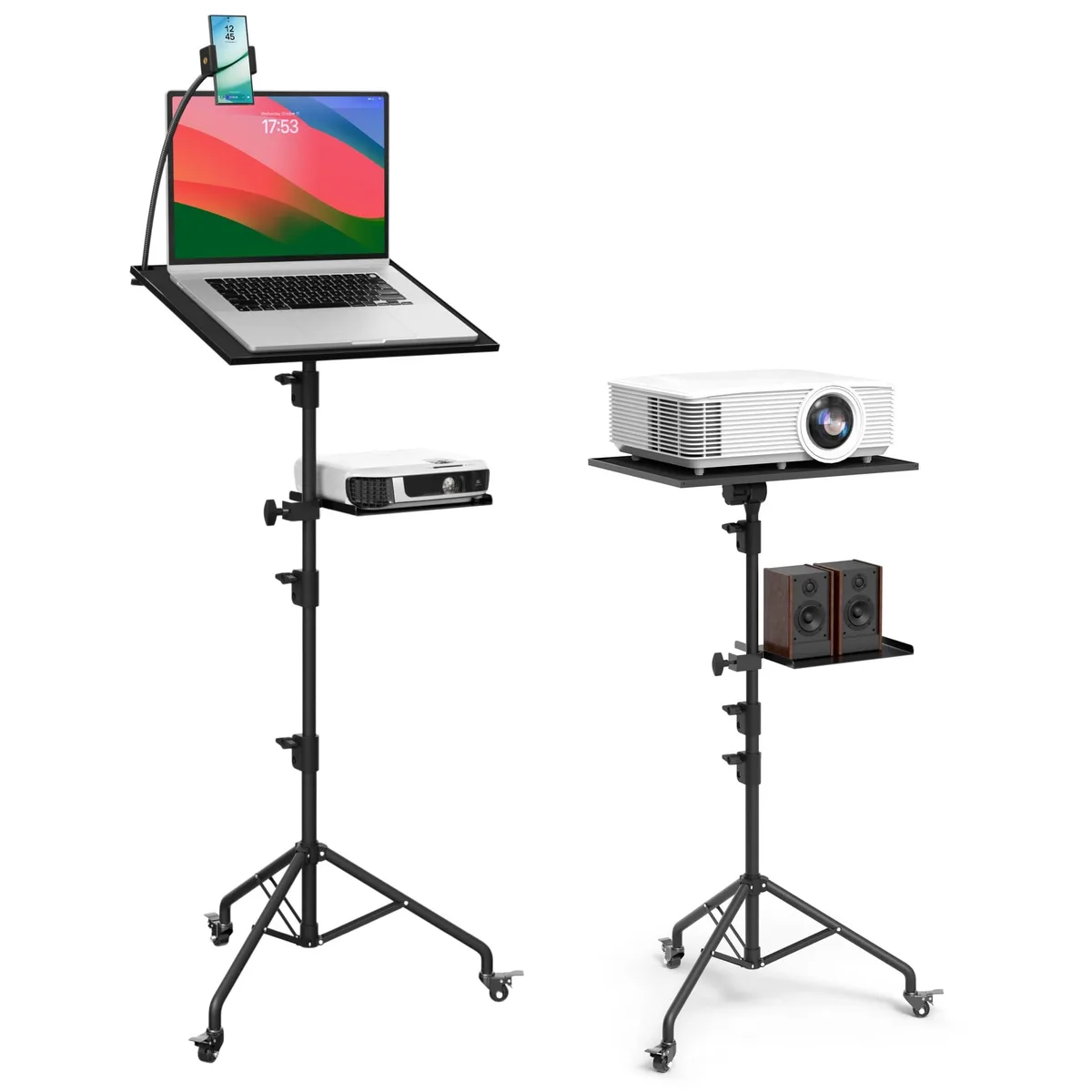  DYNAMO TECH DT-RLTStand-BLK Tripod Stand 20" Base 28-55" Height Black — product photo