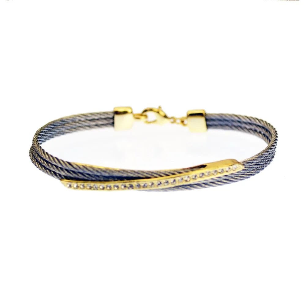 Vandue Corporation Vandue Corporation KABL-MILAN-SIGO Milan Bracelet Silver/Gold — product photo