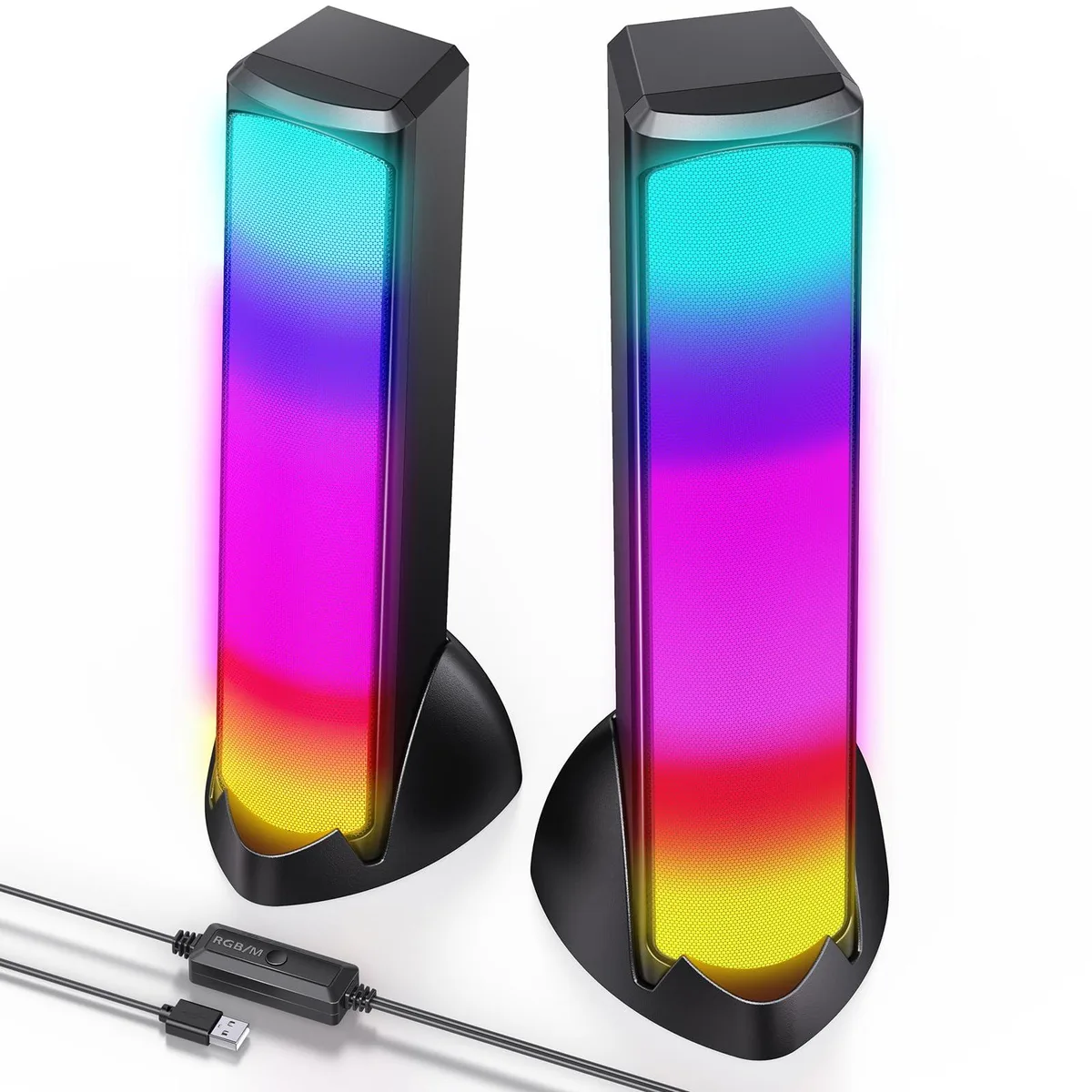 OFFSIR Gaming Speaker 2.0 10W USB Black — product photo