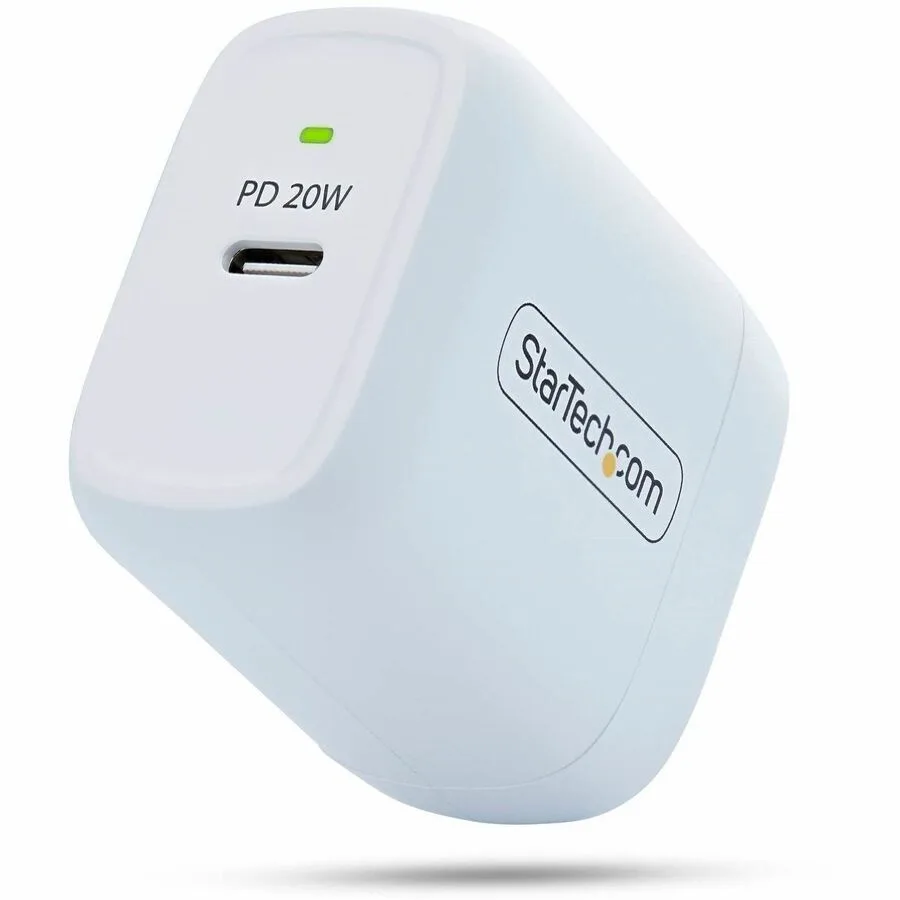 STARTECH STARTECH 102NW-WALL-CHARGER 20W USB-C Charger White — product photo