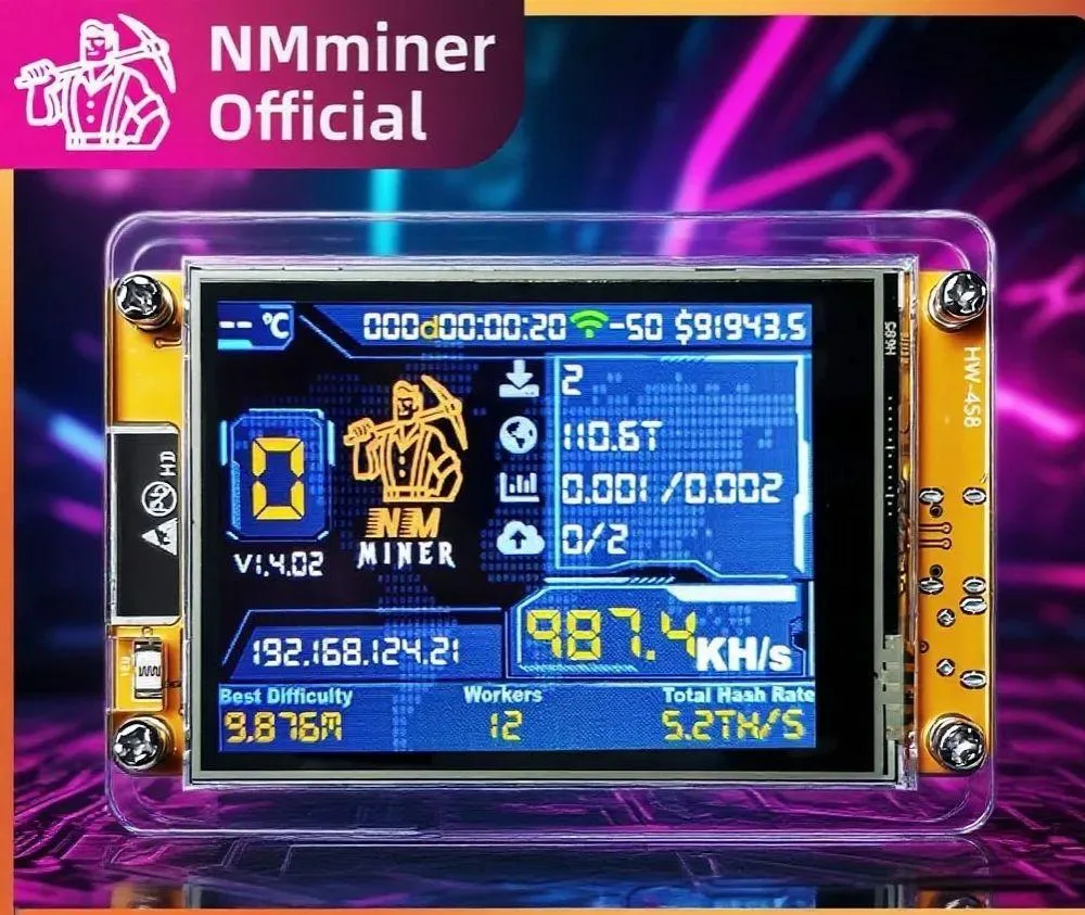 LuckyMiner LuckyMiner NerdMiner V2 980KH/S 2.8 Inch Screen Mining Hardware — product photo