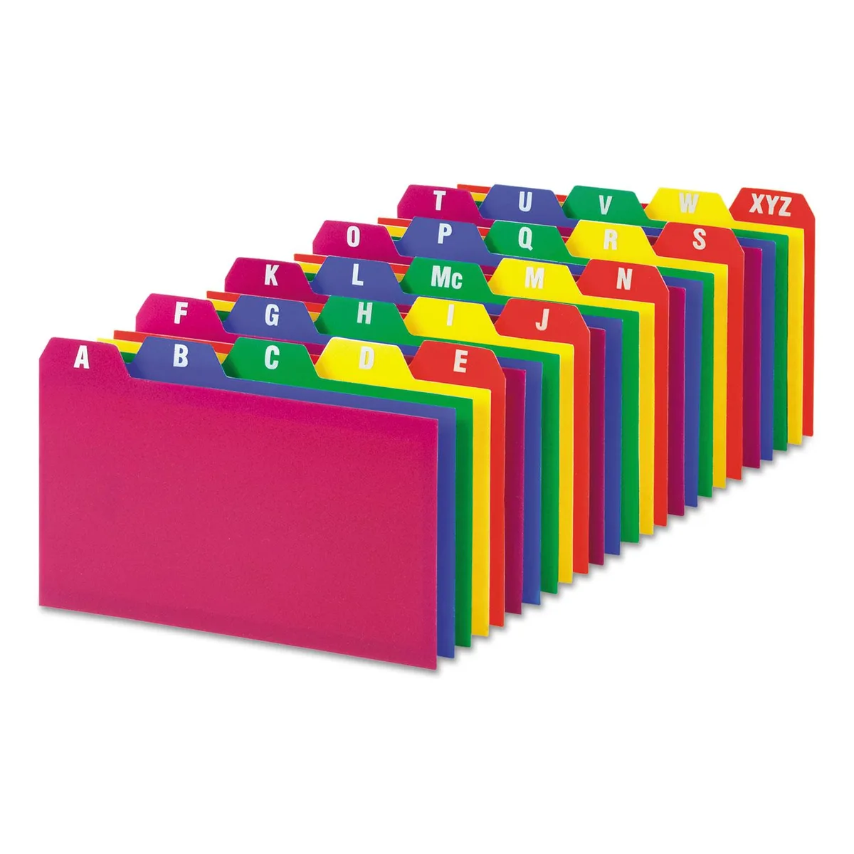 Esselte Esselte Oxford A-Z Poly Card Guides 3x5 25 Pack 73153 — product photo