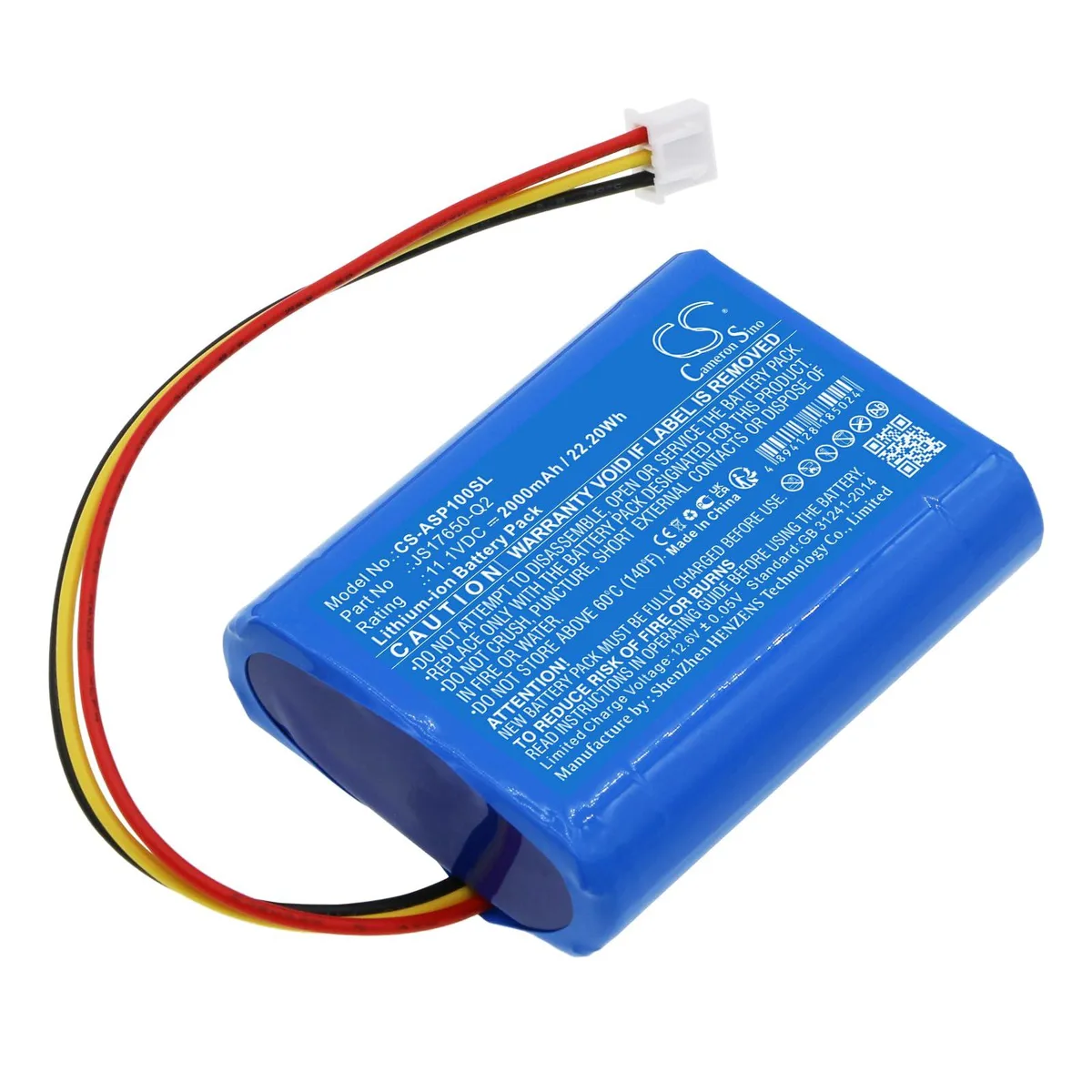  Cameron Sino AR JS17650-Q2 Battery 2000mAh 11.1V — product photo