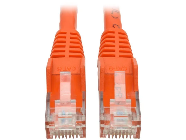Tripp Lite Tripp Lite N201-015-OR 15 ft Cat6 network ethernet cable orange — product photo