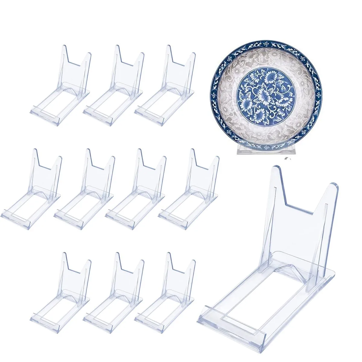  Avid W32 Acrylic Plate Stand 12 Pieces 11.2 x 10.4 cm — product photo