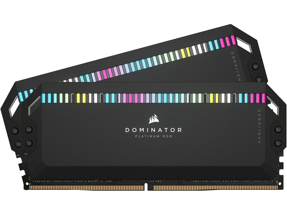 Corsair Corsair Dominator Platinum RGB CMT32GX5M2B6400C32 32GB DDR5 6400 CL32 desktop RAM — product photo