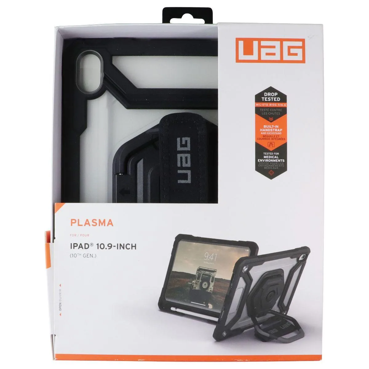 UAG UAG Plasma Case for iPad 10.9-inch Ice/Black — product photo