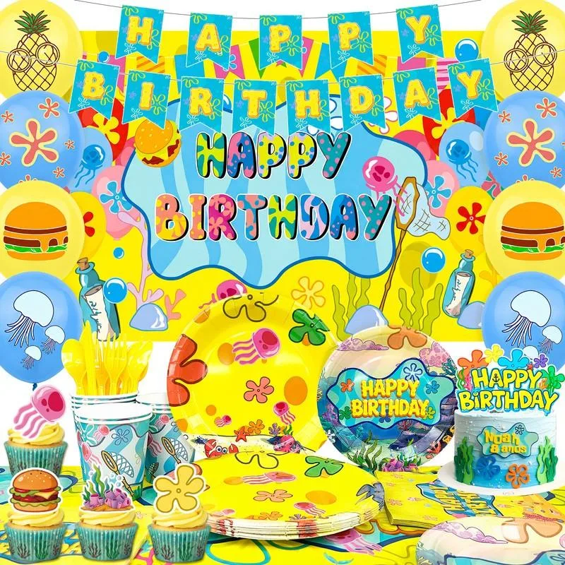 InBoxxarty InBoxxarty SpongeBob Party Supplies 120pcs Multicolor — product photo