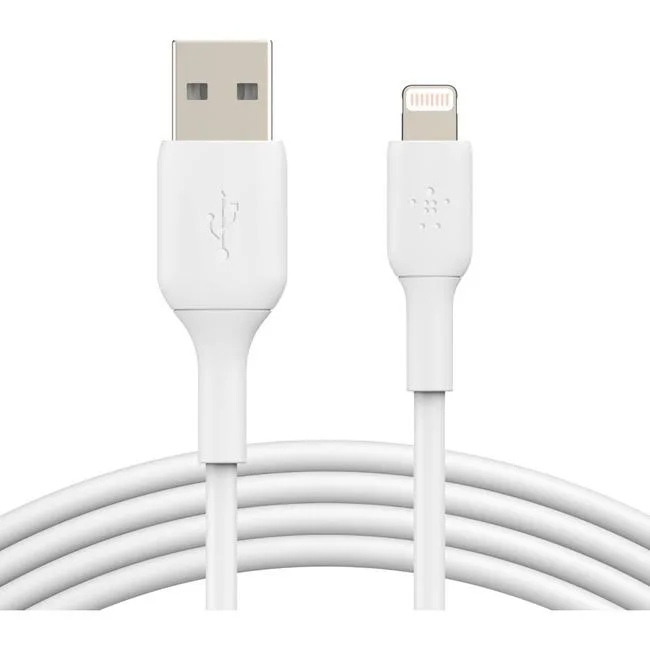 Belkin Belkin CAA001BT0MWH cover 5.91 in Lightning USB MFi 8000 bends — product photo