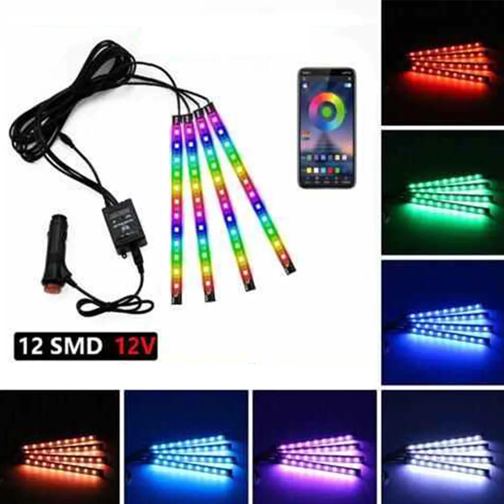 Hotai Hotai 12 LED 5050SMD RGB Interior Light Kit App IR Control — product photo