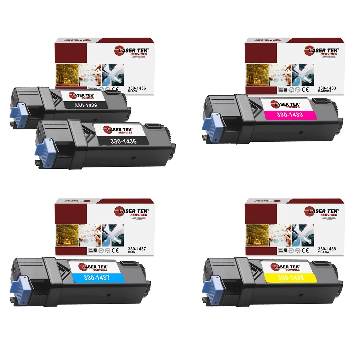 Laser Tek Services Laser Tek Services 2130 Compatible Toner Cartridge 5PK — product photo