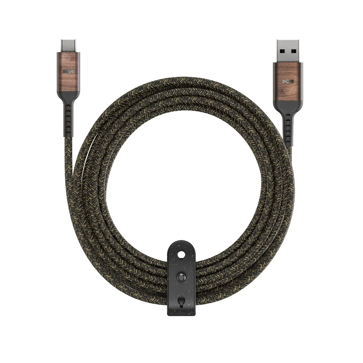 The House of Marley, LLC. The House of Marley Rewind USB-C to USB-A Cable 10ft — product photo