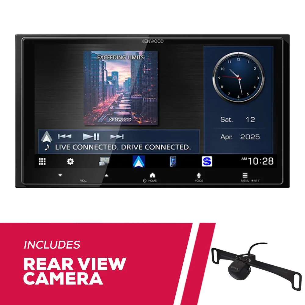 KENWOOD KENWOOD DMX8710S 6.92" Receiver & CMOS-230LP1 Camera — product photo