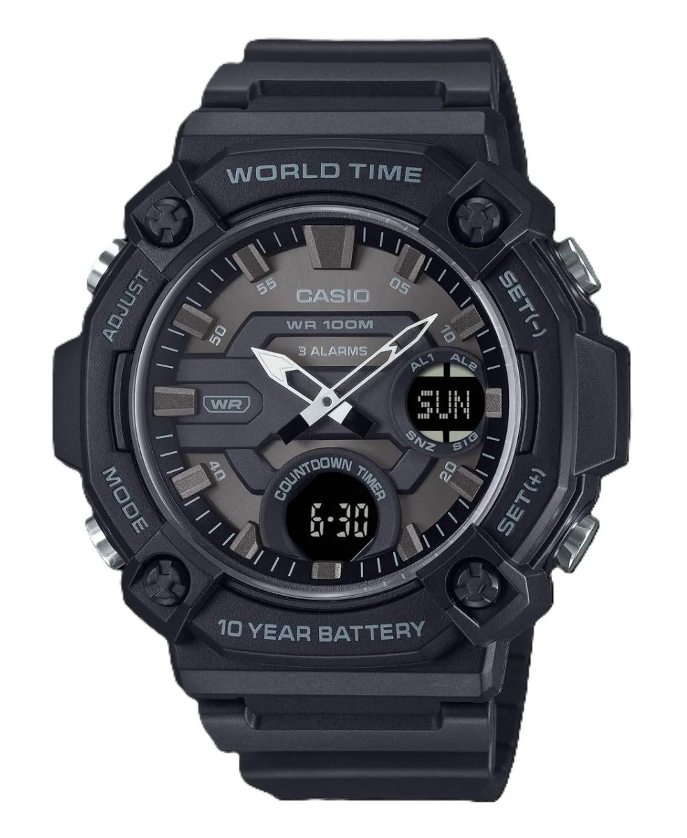 CASIO CASIO AEQ-120W-1BV Grey Dial Quartz Sports Watch 100m — product photo