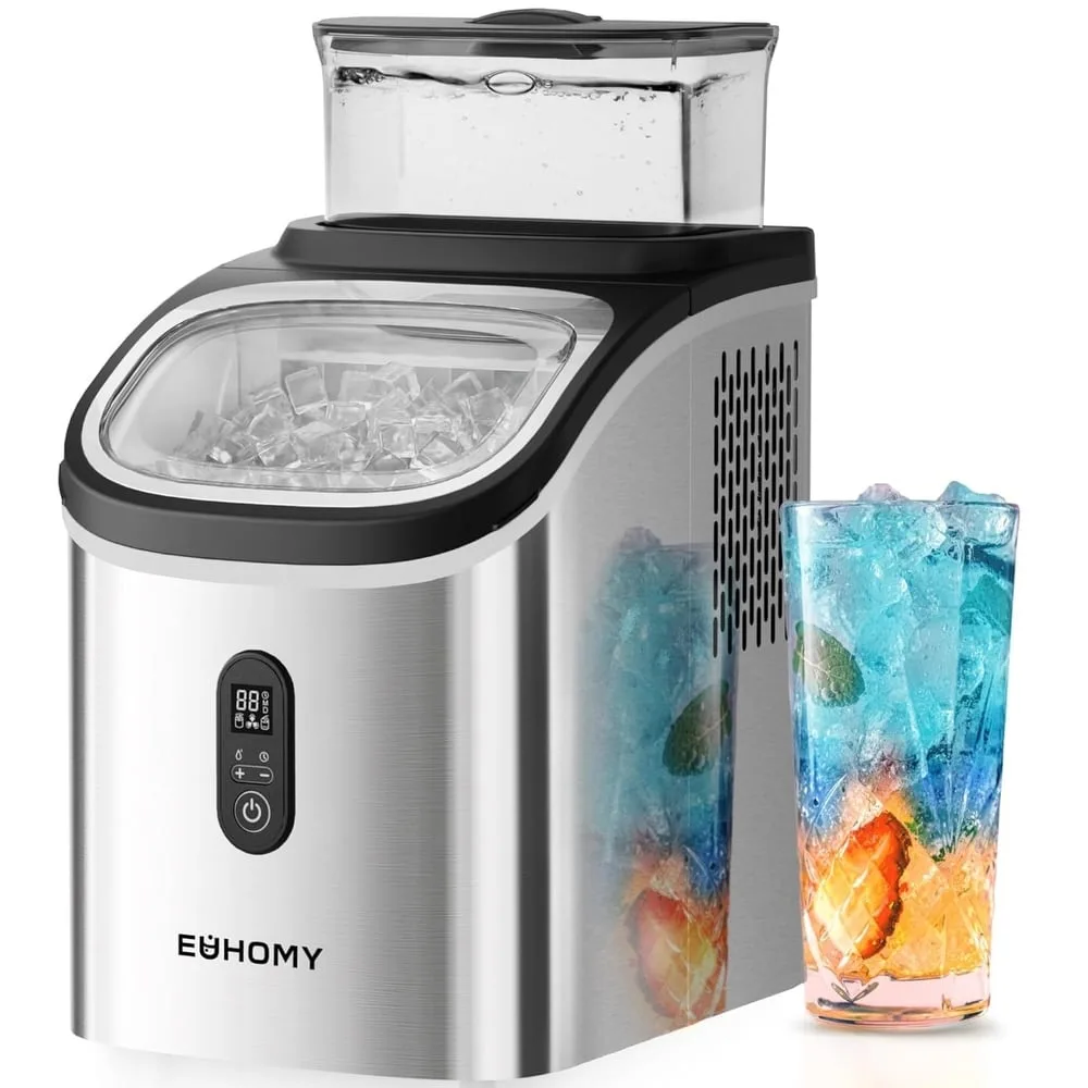 EUHOMY EUHOMY IM005CSI Ice Maker 34Lbs/Day 16Pcs 13Min Silver — product photo