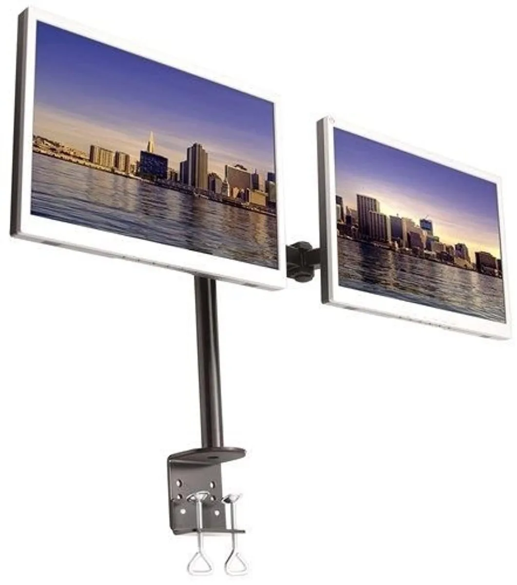 MonMount MonMount LCD-1940B dual monitor desk clamp mount 13-27 inch VESA 75/100 — product photo
