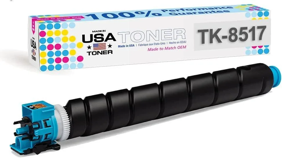 MADE IN USA TONER MADE IN USA TONER Compatible TK-8517C TK-8519C Cyan Toner Cartridge — product photo