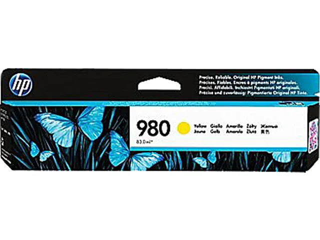HP HP 980 Yellow Ink Cartridge D8J09A 6600 Pages — product photo