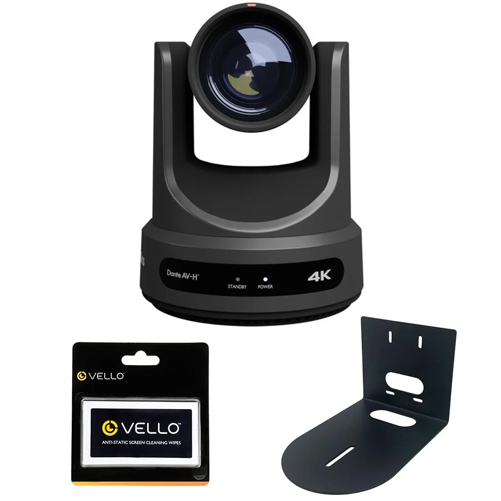 PTZOptics PTZOptics Link 4K 12x Zoom Gray Bundle with HCM-1 Mount — product photo