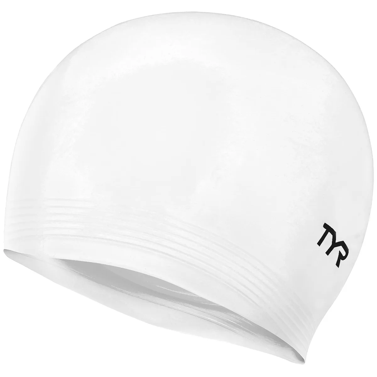  TYR Adult Latex Swim Cap White One Size — product photo