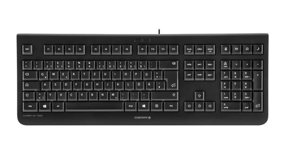 Cherry Cherry JK-0800FR-2 KC 1000 Black French USB keyboard — product photo