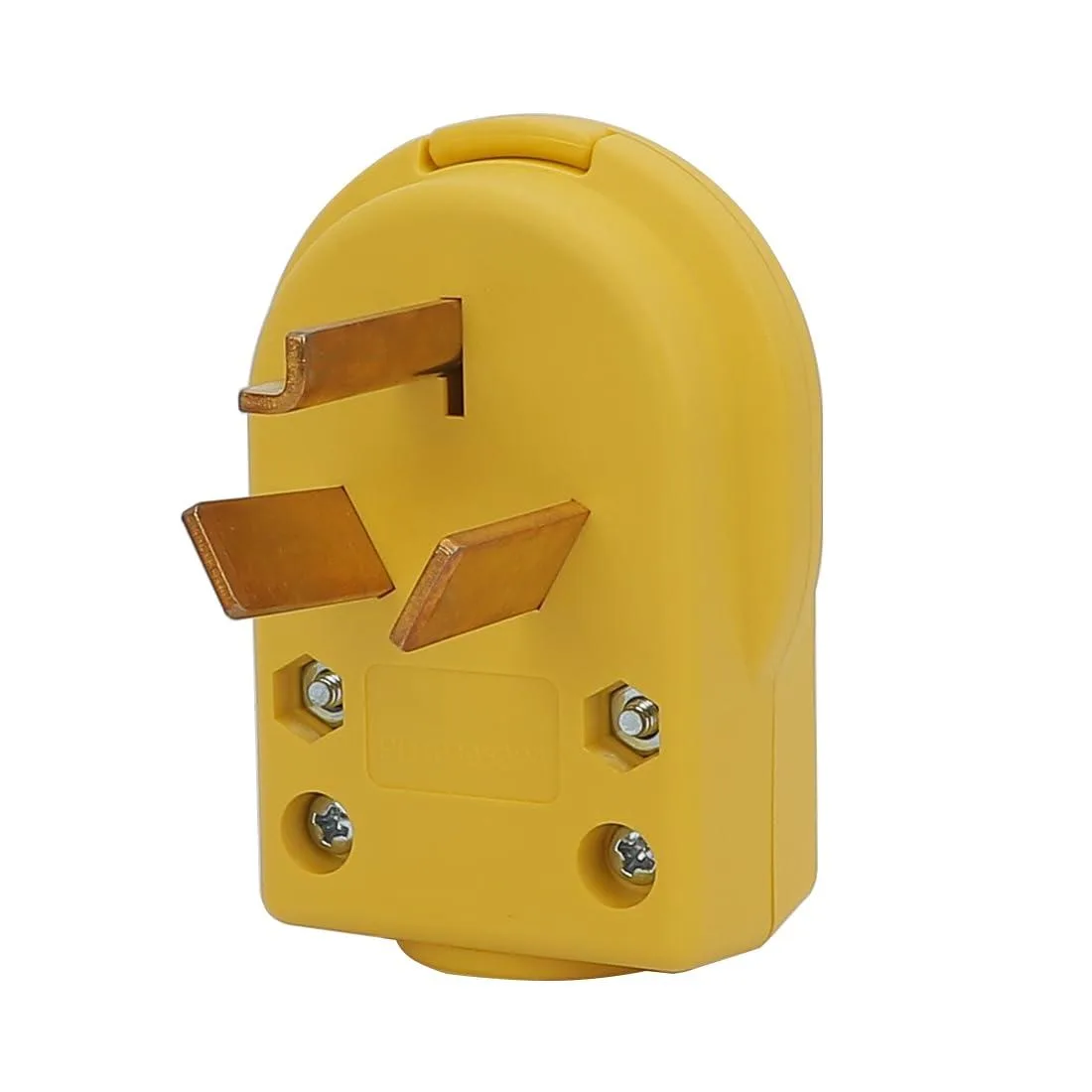 LORDWORLD LORDWORLD NEMA 10-30P 30A 125/250V Angle Plug Yellow — product photo