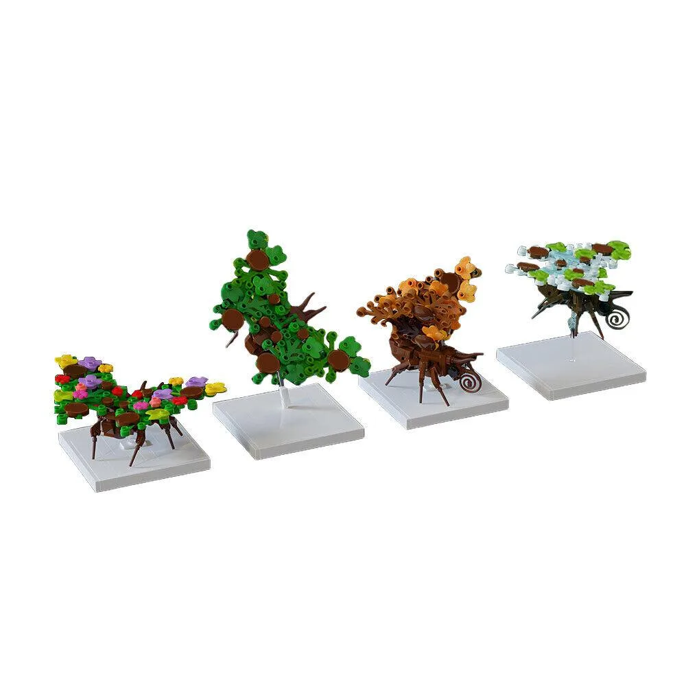 ZITIANYOUBUILD ZITIANYOUBUILD MOC-84653 4-in-1 Fall Creatures 470 Pieces — product photo