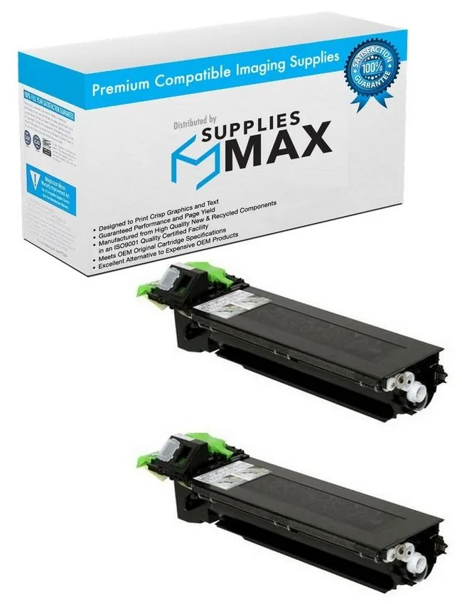SuppliesMax SuppliesMax AR-202MT 2-Pack Black Toner Cartridge 16000 Pages — product photo