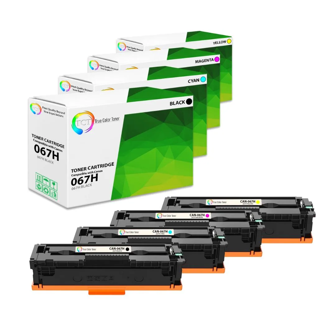 True Color Toner True Color Toner 067H 4-pack toner cartridges — product photo