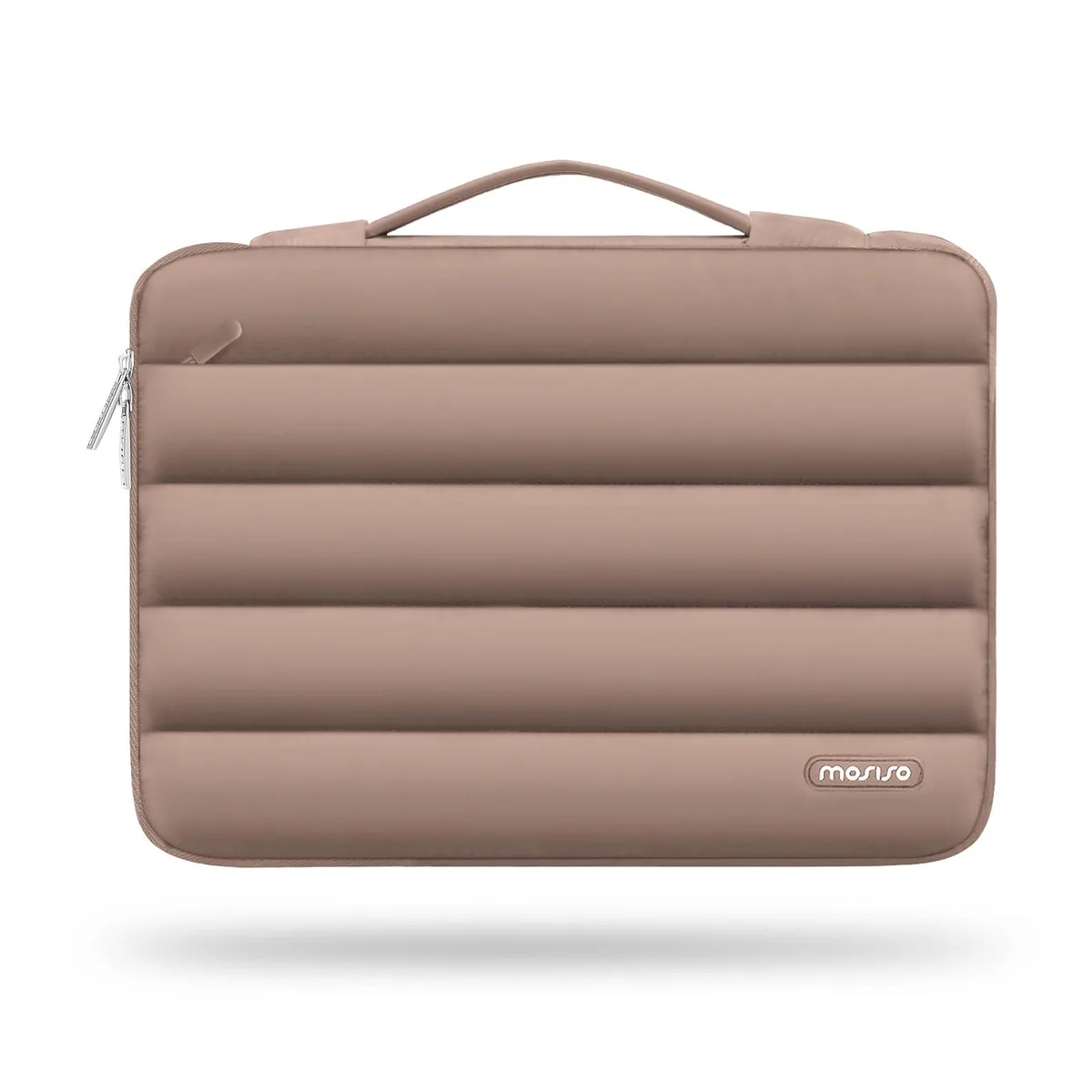  MOSISO 360 Protective Puffy Laptop Sleeve 13.3 inch Brown — product photo