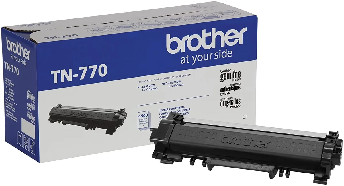 Brother Brother TN770 Extra High Yield Black Toner Cartridge 4500 Pages — product photo
