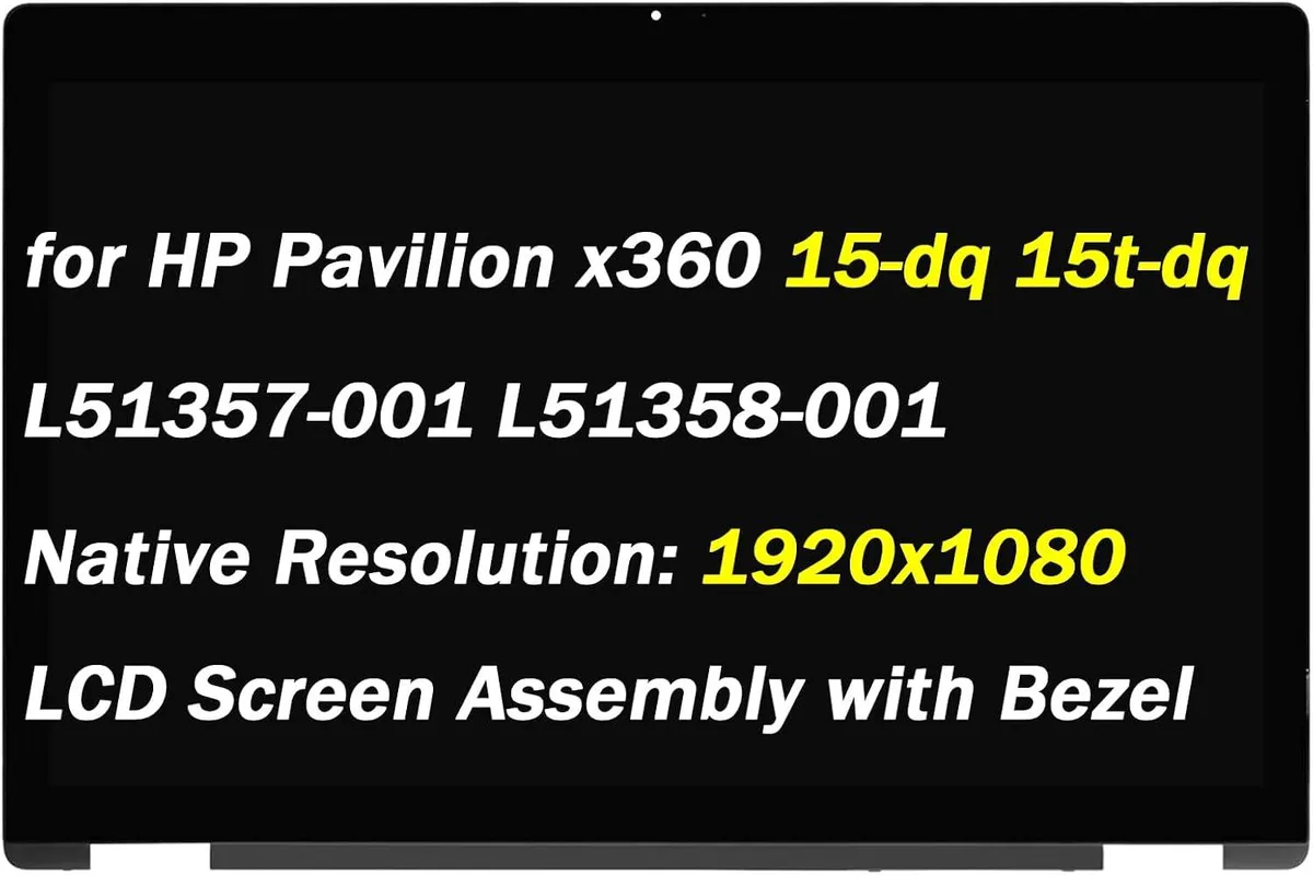 NUOLAISUN NUOLAISUN L51357-001 L51358-001 15.6" 1920x1080 30Pin Touch Screen Assembly — product photo
