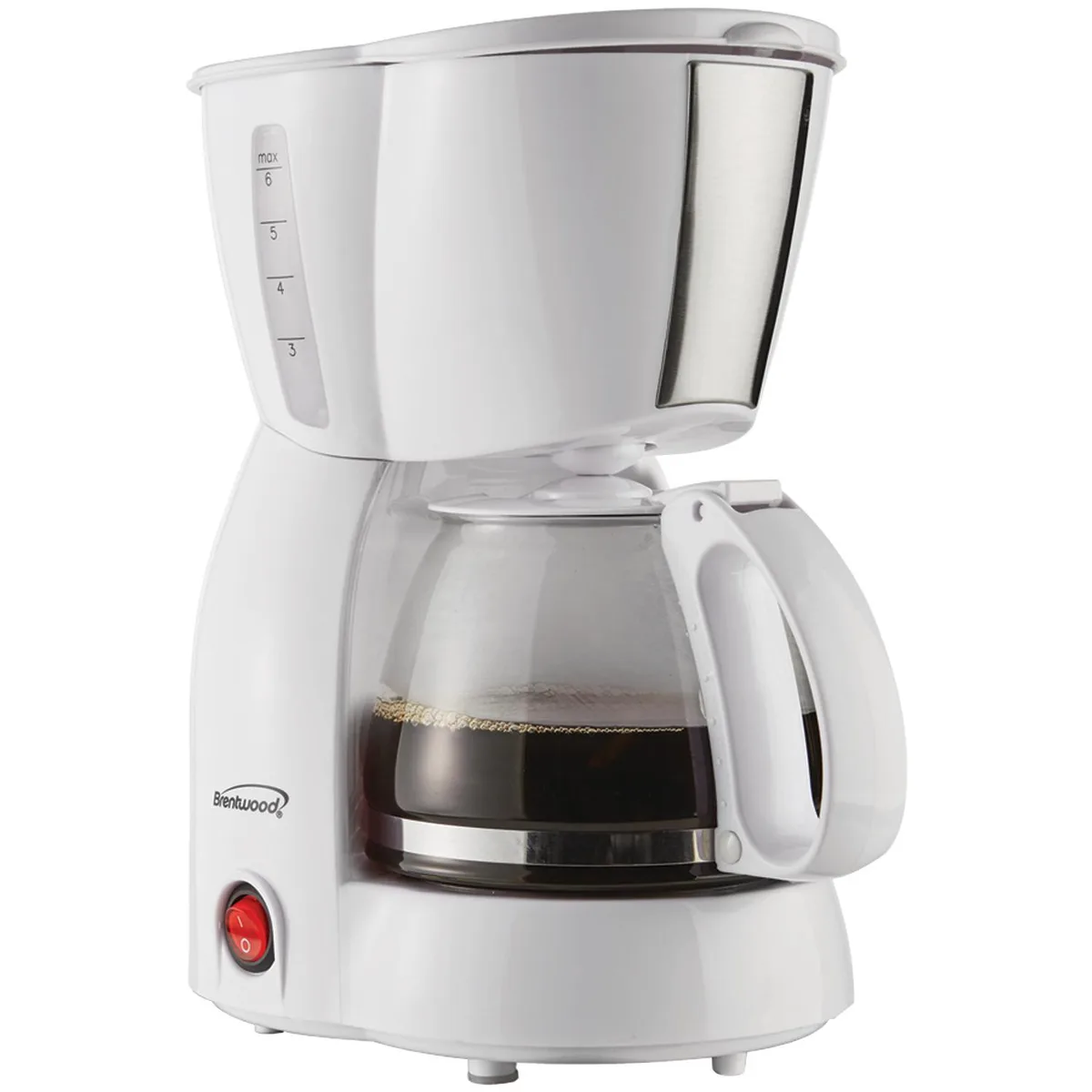 Brentwood Appliances Brentwood Appliances TS-213W 4-Cup Automatic Coffee Maker White — product photo