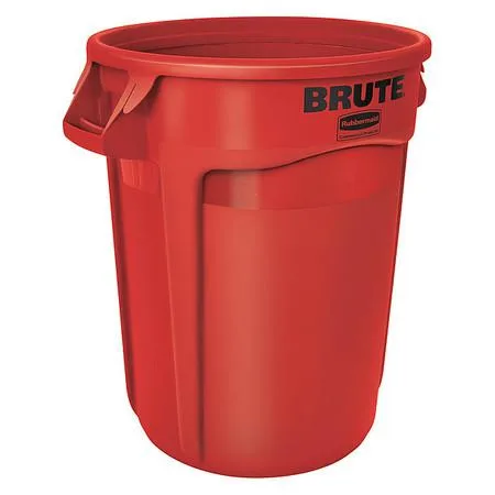 Rubbermaid Rubbermaid FG263200RED BRUTE 32 gal Round Heavy Duty Plastic Can — product photo