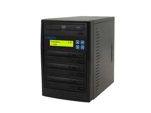 PlexCopier PlexCopier PLEX-S3T-DVD-BK 24X SATA 1-to-3 DVD/CD duplicator — product photo